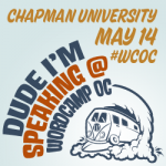 I'm speaking at WordCamp OC